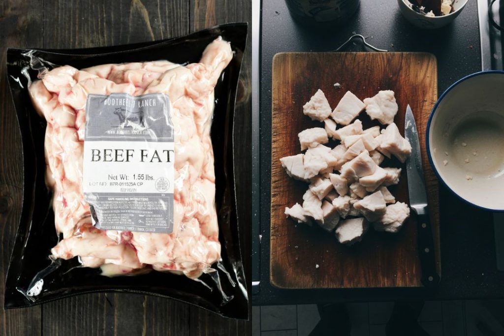 Beef tallow, beef fat